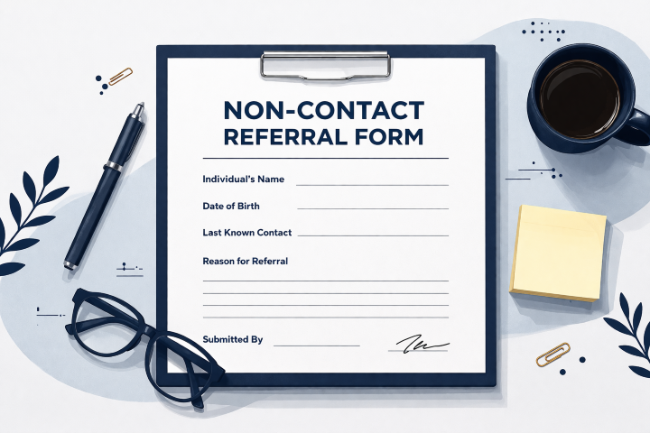 non-contact referral form image